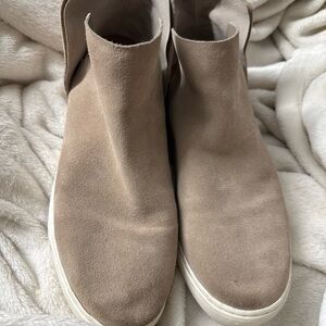 Birdie The Falcon Oat Suede Sneakers Ankle Boots